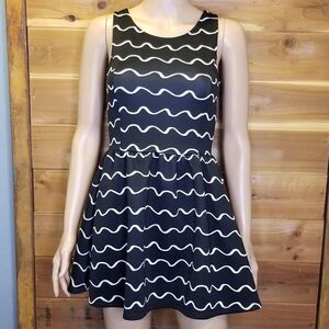 Divided H&M Striped Fit and Flare Dress (size XS)